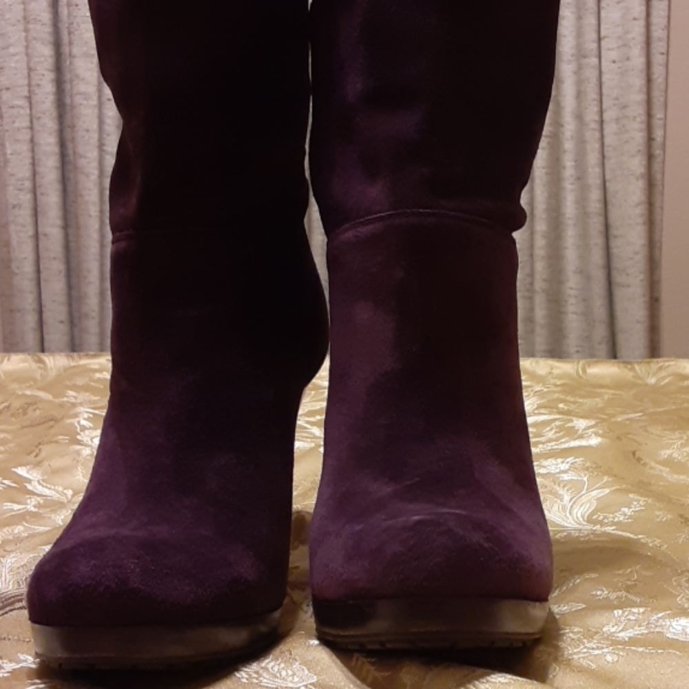 Cole Haan Purple Heeled Boots